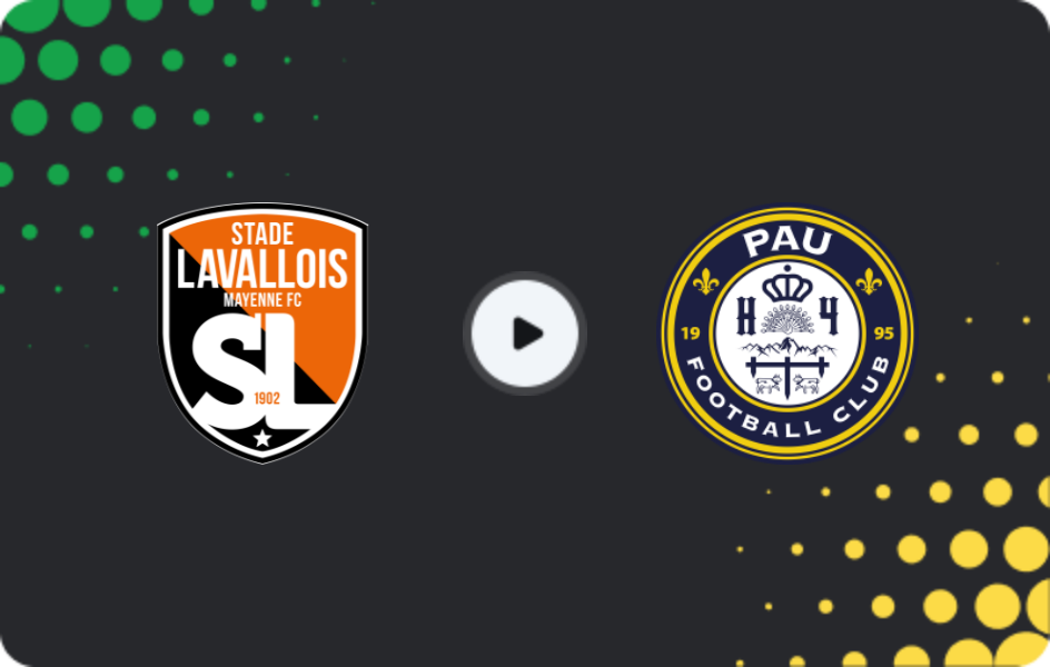 Where to watch Laval — Pau, Ligue 2, 30.01.2026
