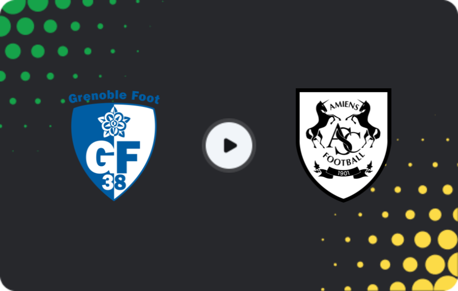Where to watch Grenoble — Amiens, Ligue 2, 30.01.2026