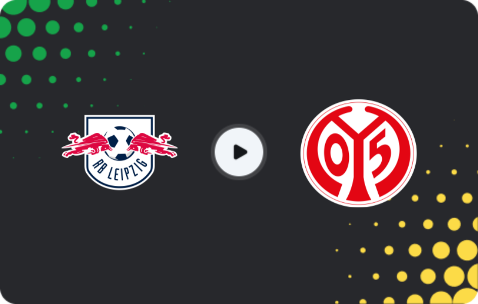 Where to watch RB Leipzig — Mainz 05, Bundesliga, 31.01.2026
