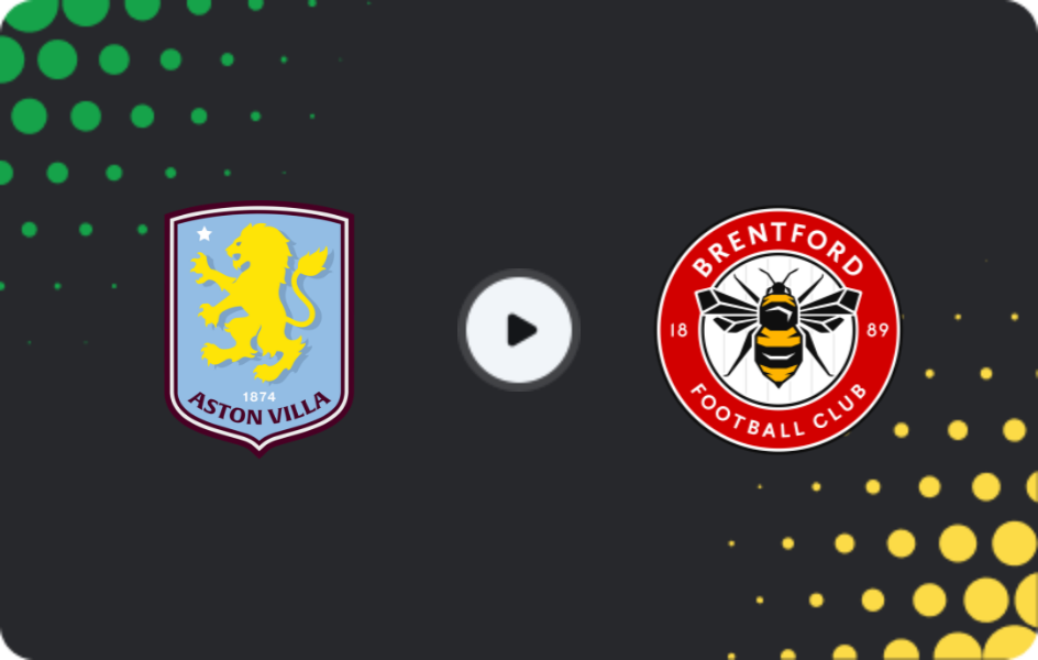 Where to watch Aston Villa — Brentford, Premier League, 01.02.2026