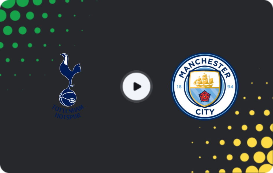 Where to watch Tottenham — Manchester City, Premier League, 01.02.2026