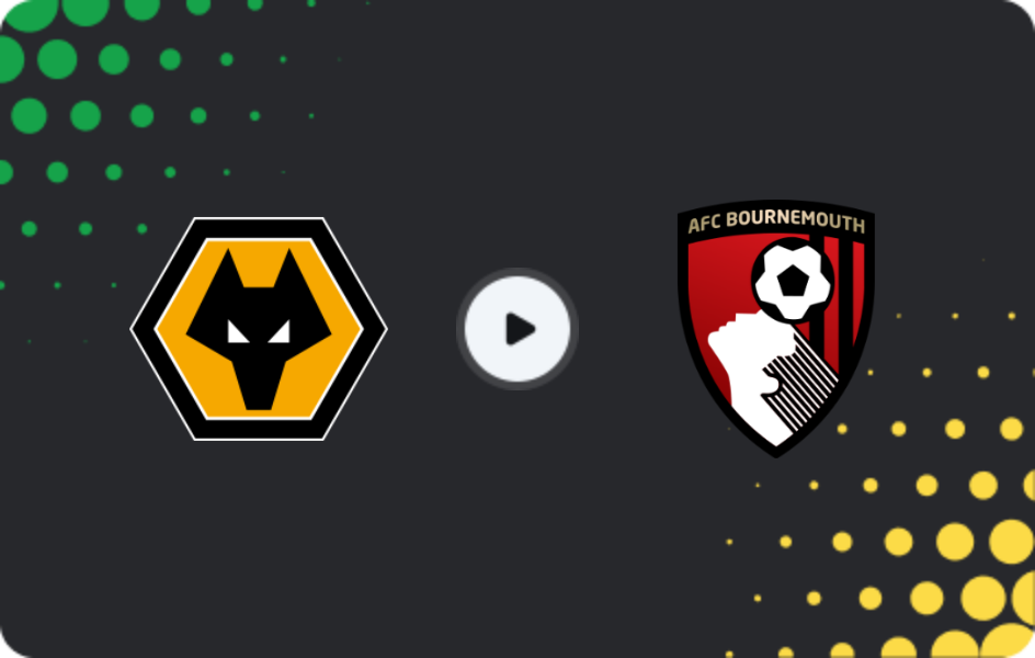 Where to watch Wolverhampton — Bournemouth, Premier League, 31.01.2026
