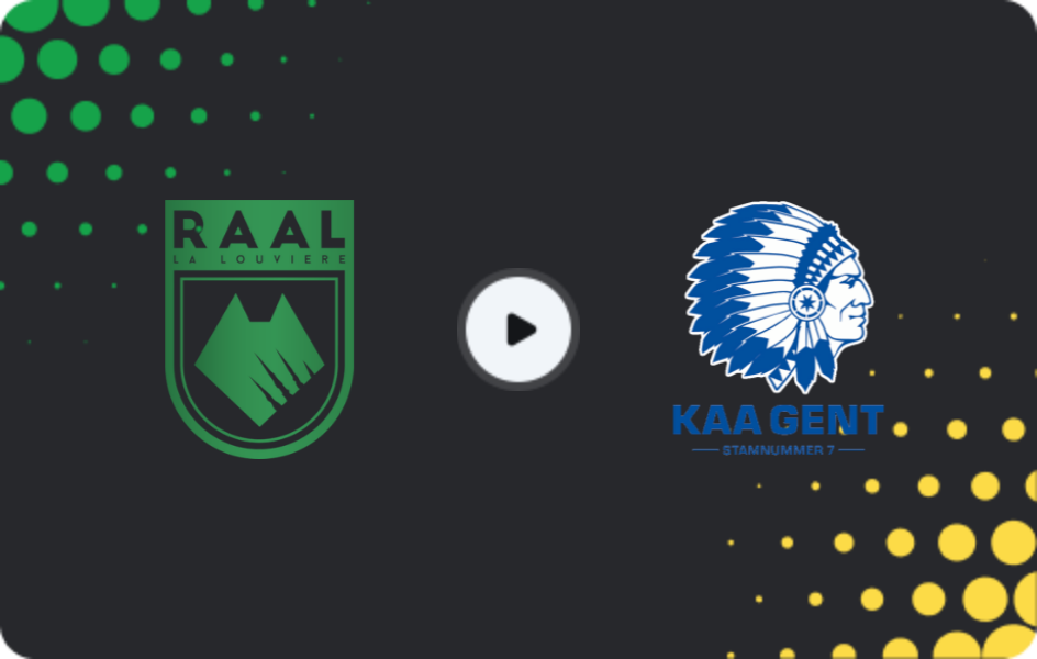Where to watch RAAL La Louvière — Gent, Jupiler Pro League, 31.01.2026