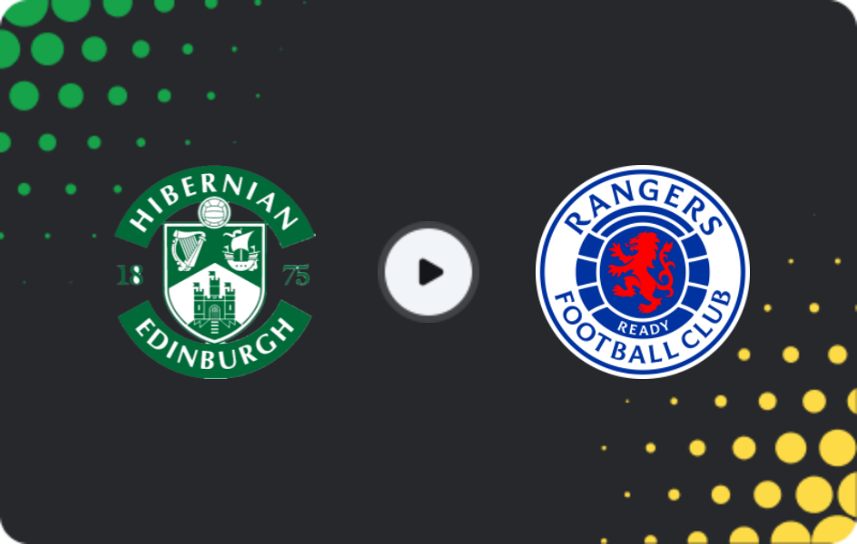 Where to watch Hibernian — Rangers, Premiership, 01.02.2026