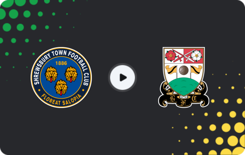 Where to watch Shrewsbury Town — Barnet, League Two, 31.01.2026
