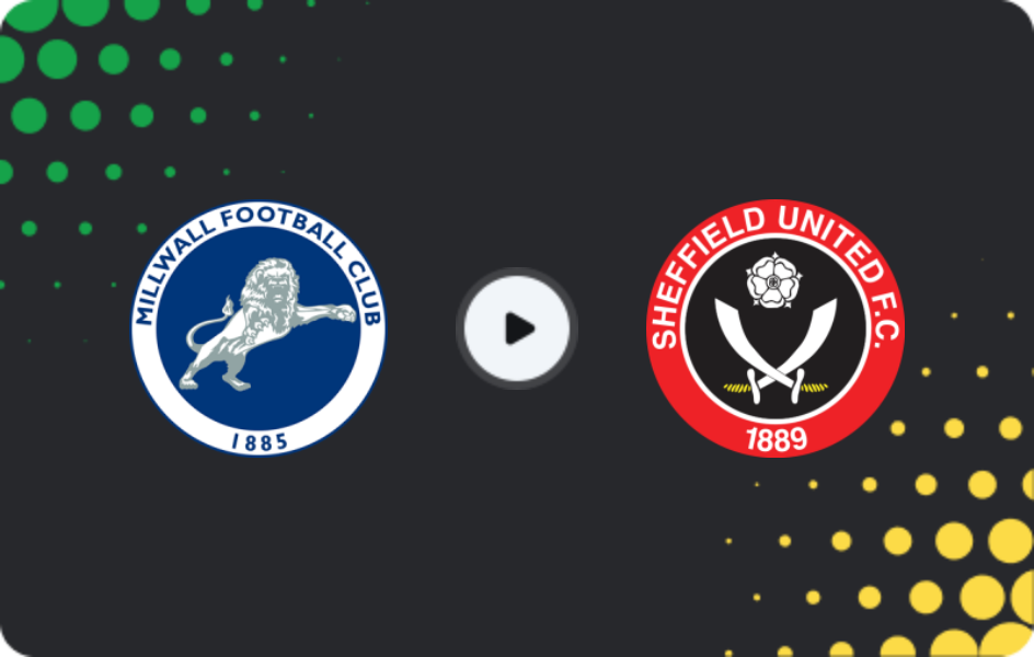 Where to watch Millwall — Sheffield United, Championship, 31.01.2026