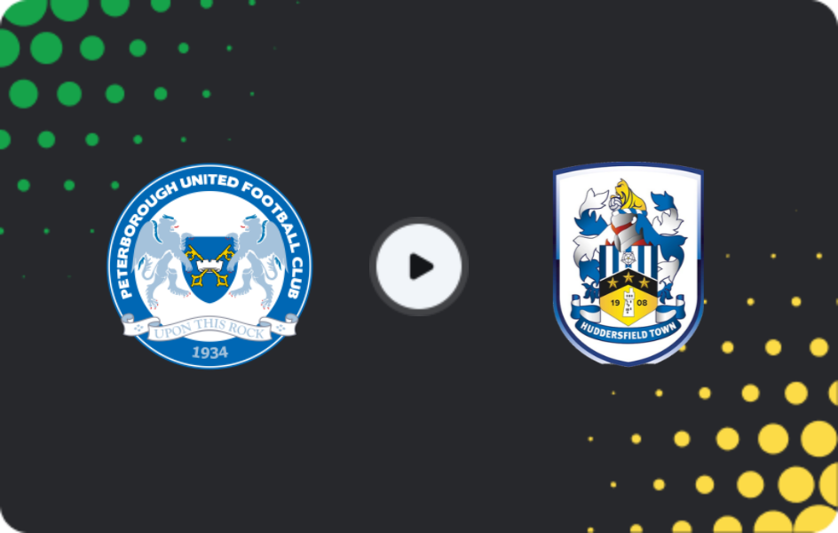 Where to watch Peterborough — Huddersfield, League One, 31.01.2026