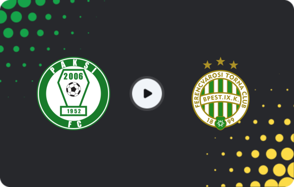 Where to watch Paks — Ferencvaros, NB I, 31.01.2026