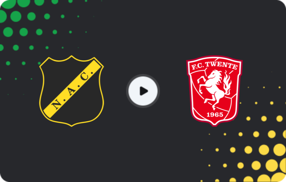 Where to watch NAC Breda — Twente, Eredivisie, 30.01.2026