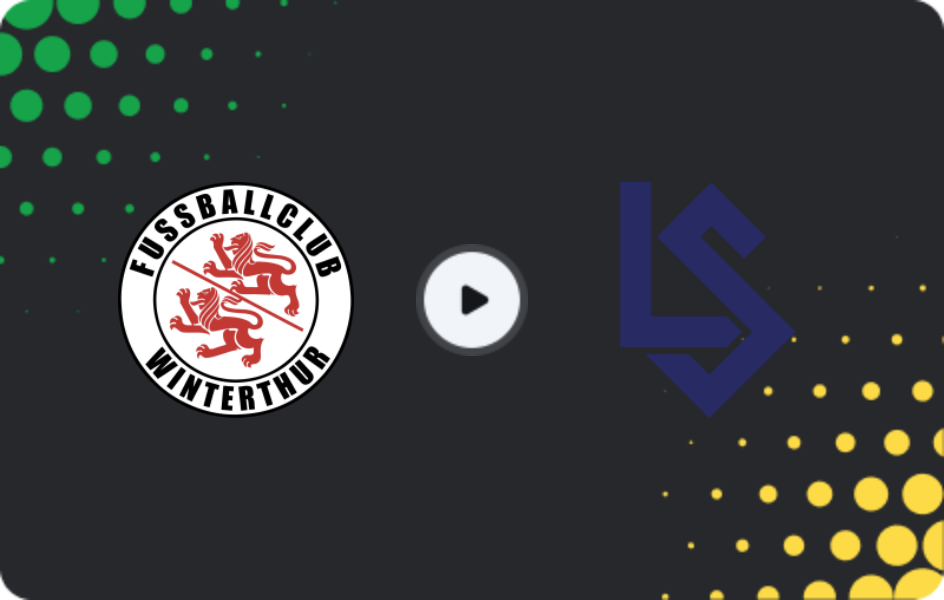 Where to watch Winterthur — Lausanne, Super League, 31.01.2026