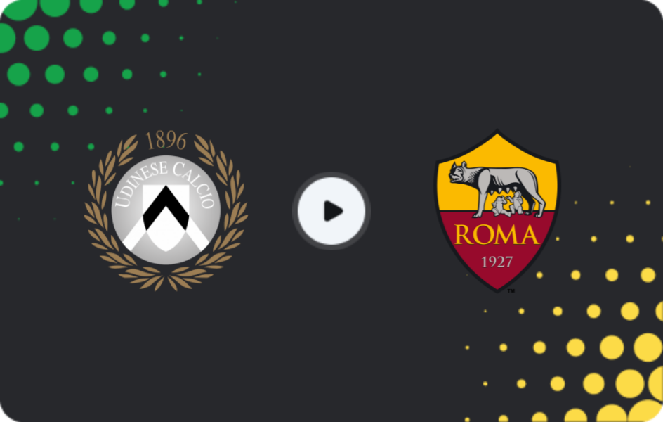 Where to watch Udinese — Roma, Serie A, 01.02.2026