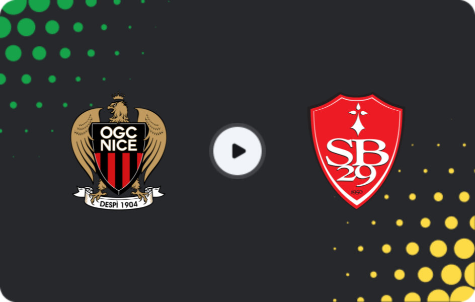 Where to watch Nice — Brest, Ligue 1, 01.02.2026