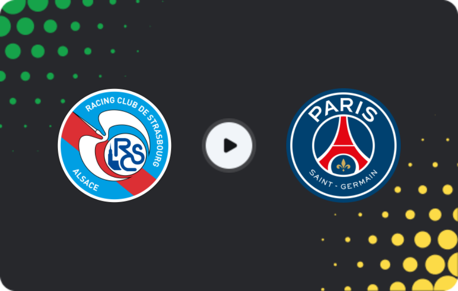 Where to watch Strasbourg — PSG, Ligue 1, 01.02.2026