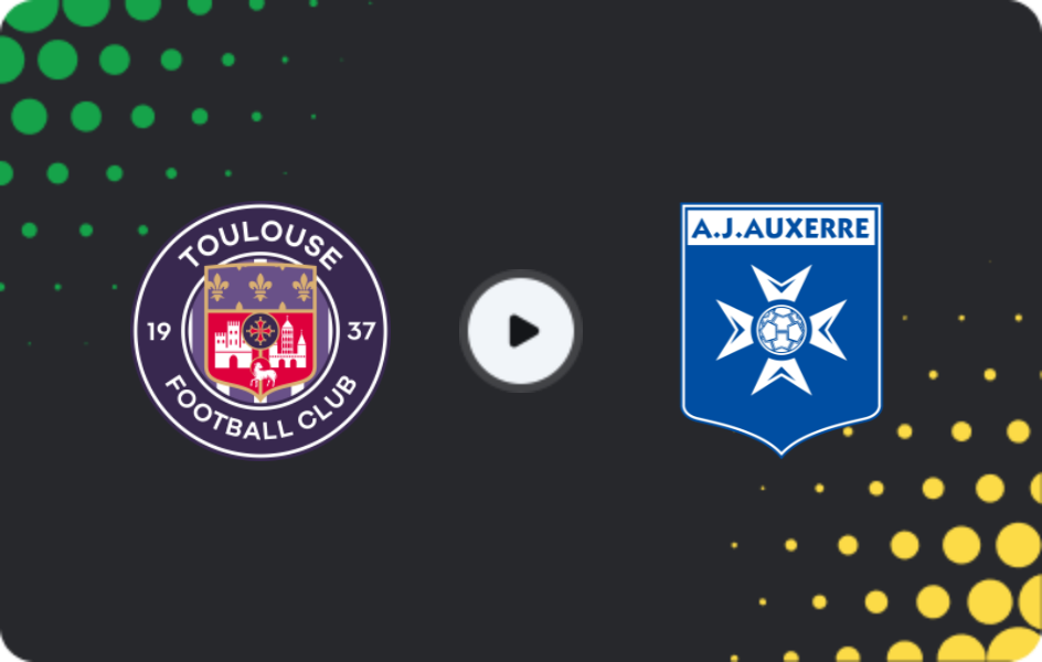 Where to watch Toulouse — Auxerre, Ligue 1, 01.02.2026