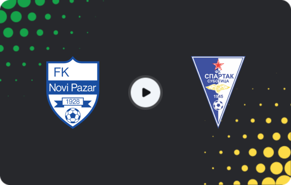 Where to watch Novi Pazar — Spartak Subotica, Super Liga, 31.01.2026