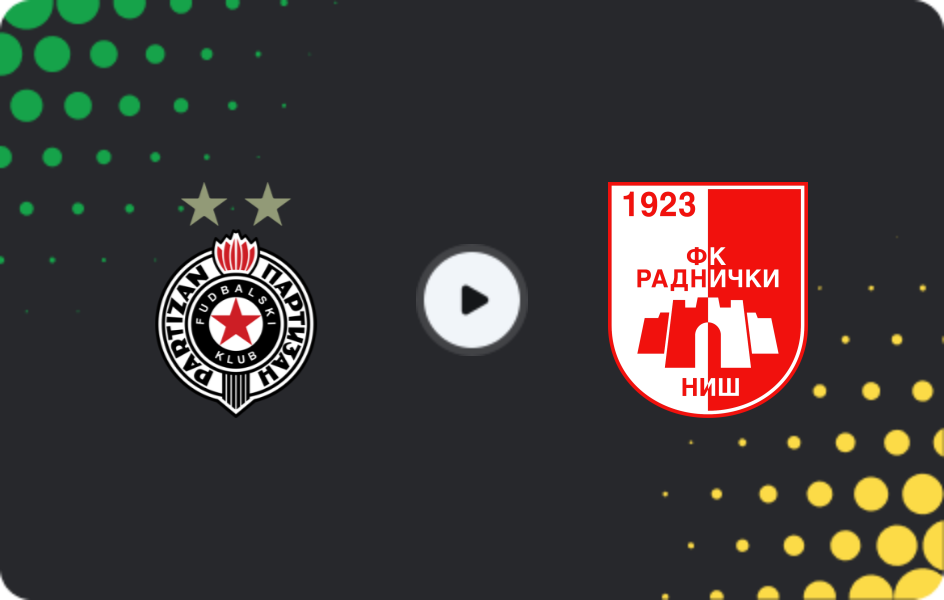 Where to watch Partizan — Radnicki NIS, Super Liga, 31.01.2026