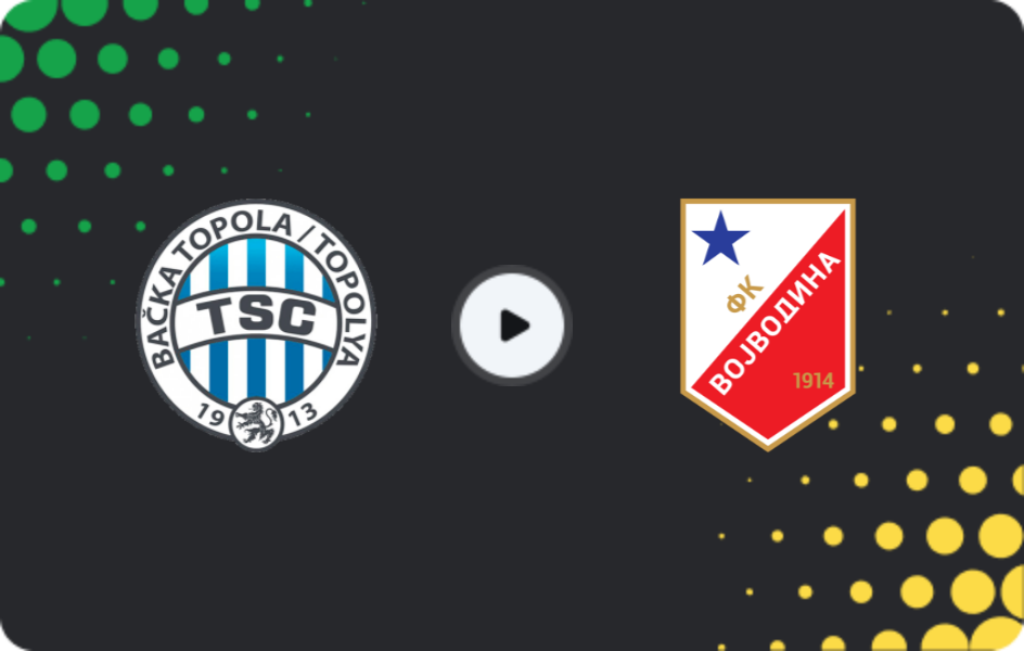 Where to watch Backa Topola — Vojvodina, Super Liga, 31.01.2026