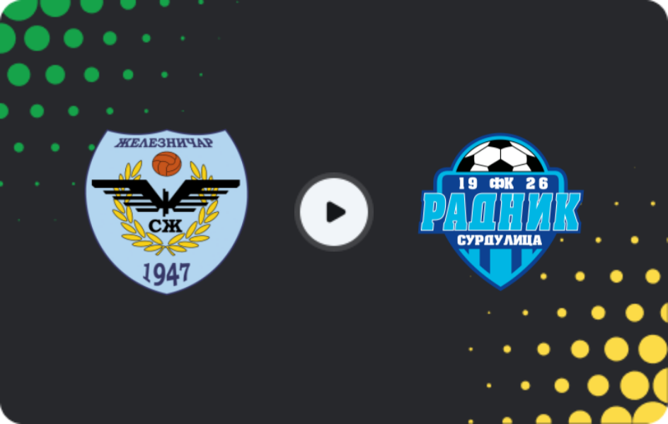 Where to watch Železničar Pančevo — Radnik Surdulica, Super Liga, 31.01.2026