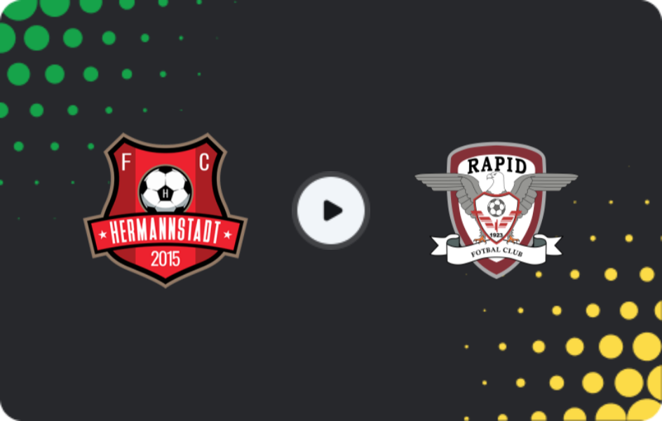 Where to watch Hermannstadt — Rapid Bucuresti, Liga I, 04.02.2026
