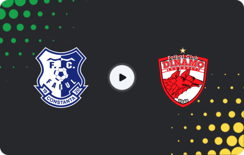 Where to watch Farul Constanta — Dinamo Bucuresti, Liga I, 04.02.2026
