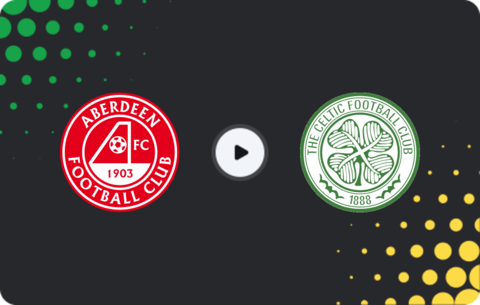 Where to watch Aberdeen — Celtic, Premiership, 04.02.2026