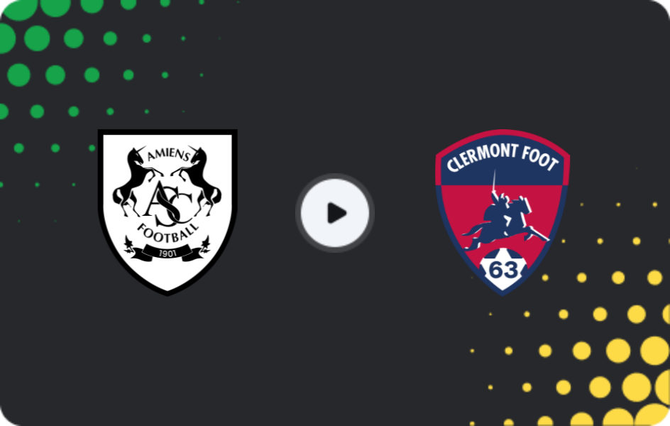 Where to watch Amiens — Clermont Foot, Ligue 2, 06.02.2026