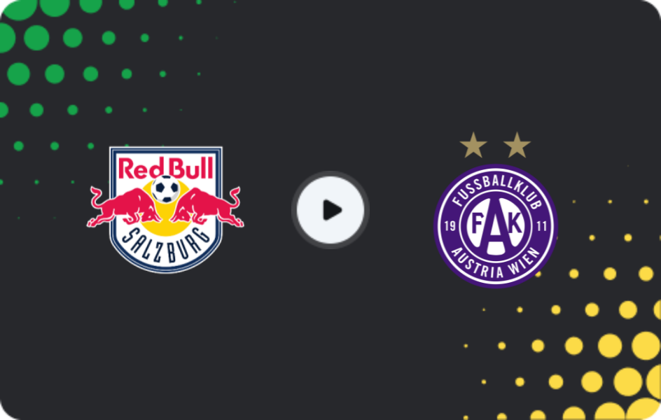 Where to watch Red Bull Salzburg — Austria Vienna, Bundesliga, 07.02.2026