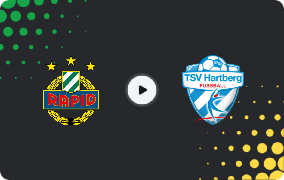 Where to watch Rapid Vienna — TSV Hartberg, Bundesliga, 07.02.2026