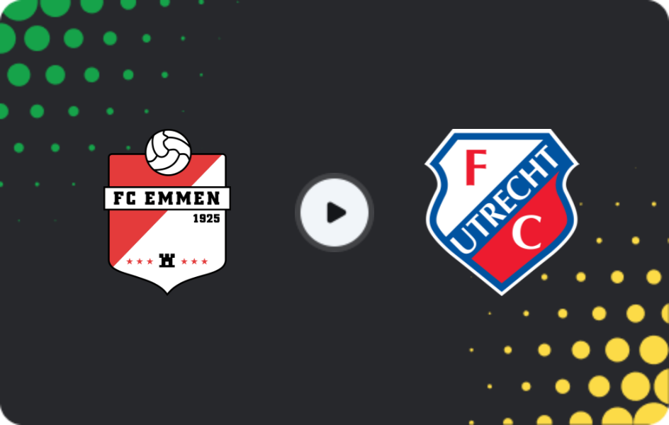 Where to watch Emmen — Jong Utrecht, Eerste Divisie, 06.02.2026