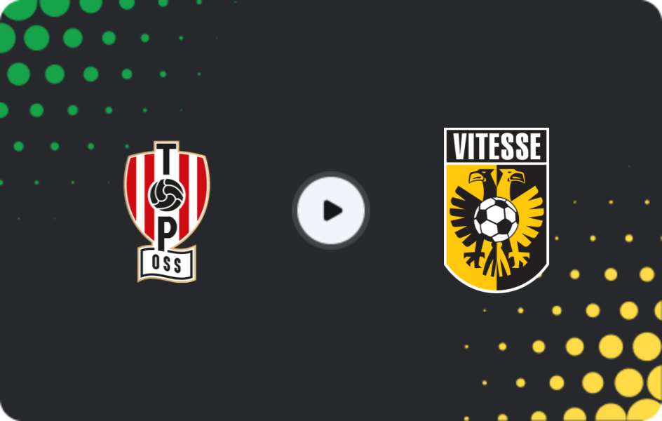 Where to watch TOP Oss — Vitesse, Eerste Divisie, 06.02.2026