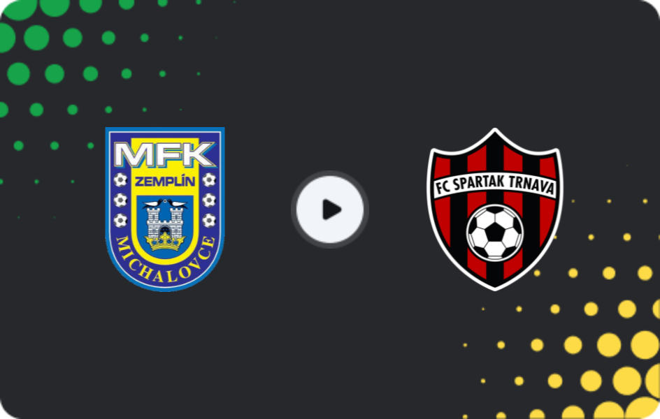 Where to watch Zemplín Michalovce — Spartak Trnava, Super Liga, 07.02.2026