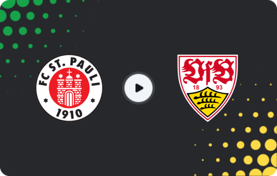 Where to watch St. Pauli — Stuttgart, Bundesliga, 07.02.2026