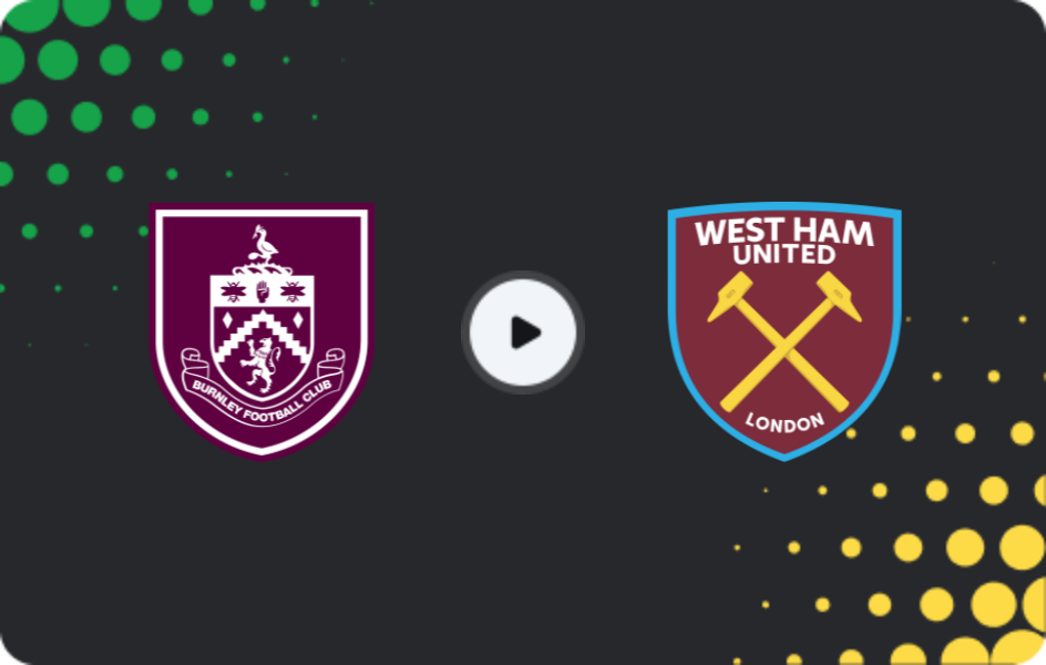 Where to watch Burnley — West Ham, Premier League, 07.02.2026