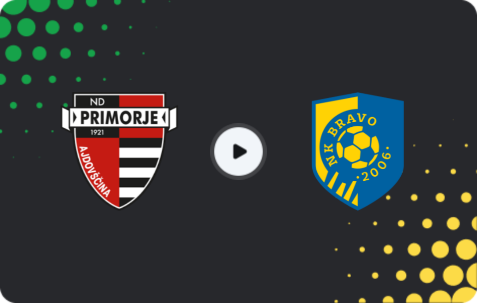 Where to watch Primorje — Bravo, PrvaLiga, 07.02.2026