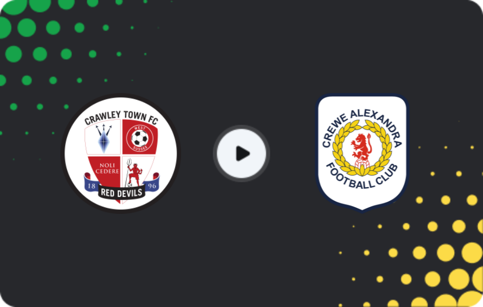 Where to watch Crawley Town — Crewe Alexandra, League Two, 07.02.2026