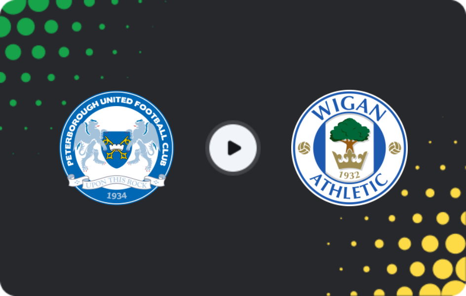 Where to watch Peterborough — Wigan, League One, 07.02.2026
