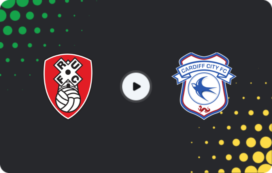 Where to watch Rotherham — Cardiff City, League One, 07.02.2026