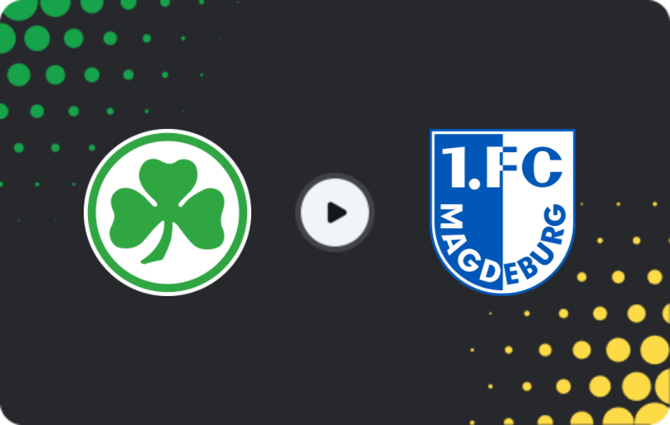 Where to watch Greuther Fürth — Magdeburg, 2. Bundesliga, 06.02.2026