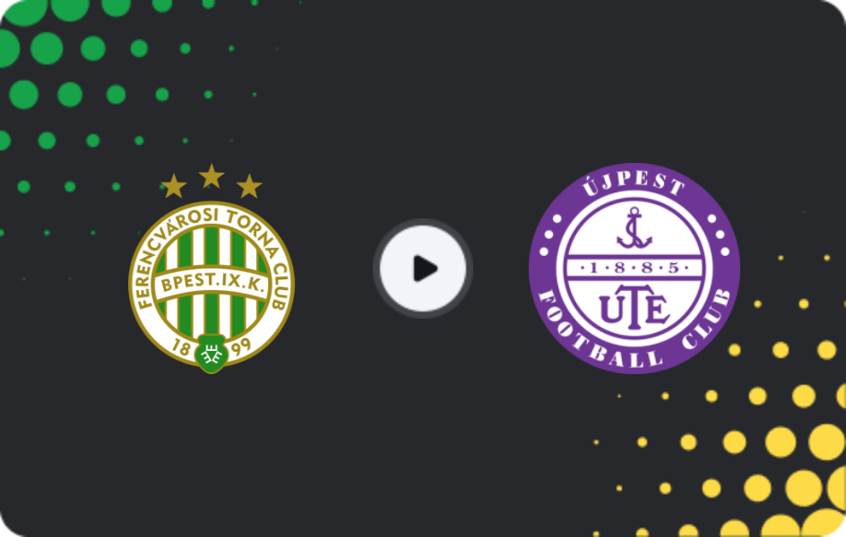 Where to watch Ferencvaros — Ujpest, NB I, 07.02.2026