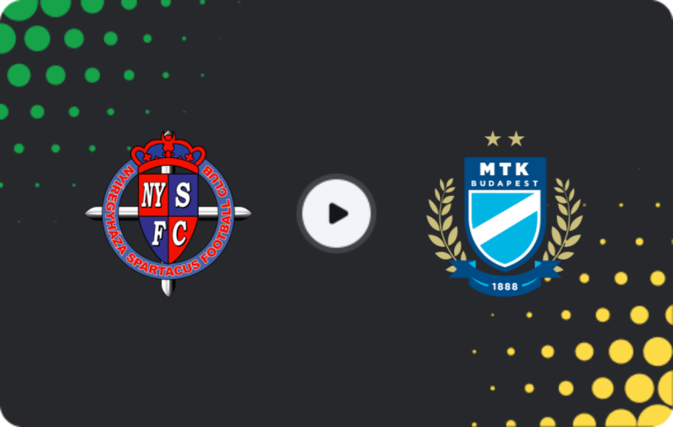 Where to watch Nyiregyhaza — MTK Budapest, NB I, 07.02.2026