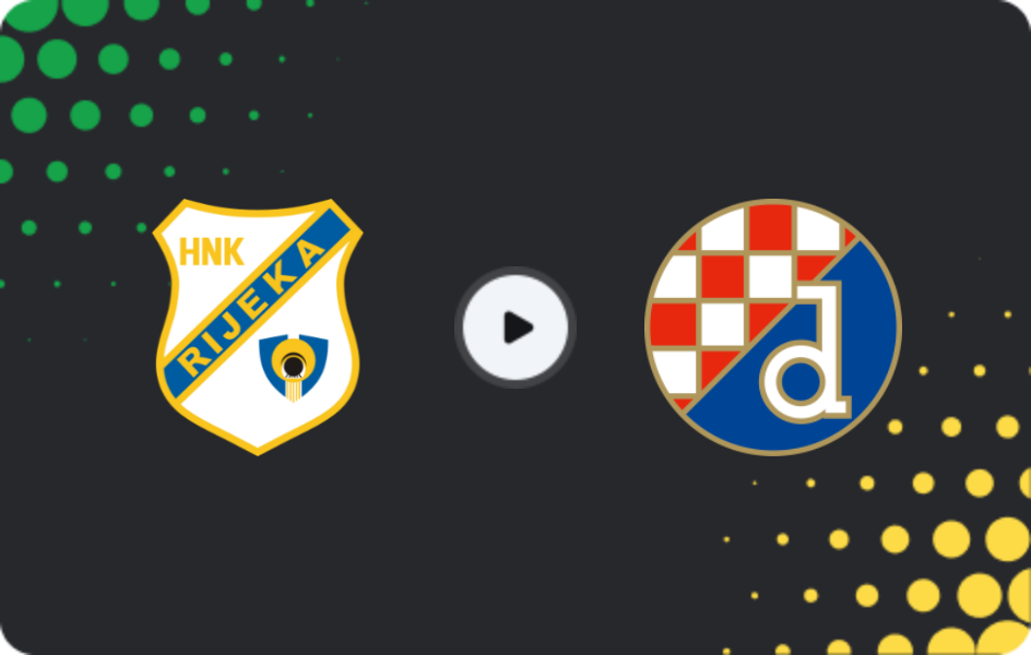Where to watch HNK Rijeka — Dinamo Zagreb, HNL, 07.02.2026