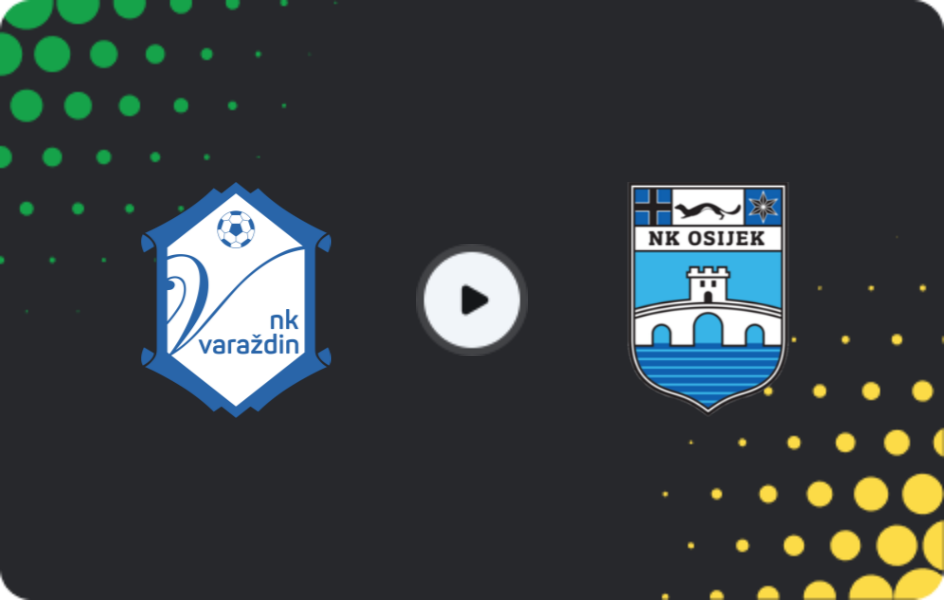 Where to watch Varazdin — Osijek, HNL, 07.02.2026