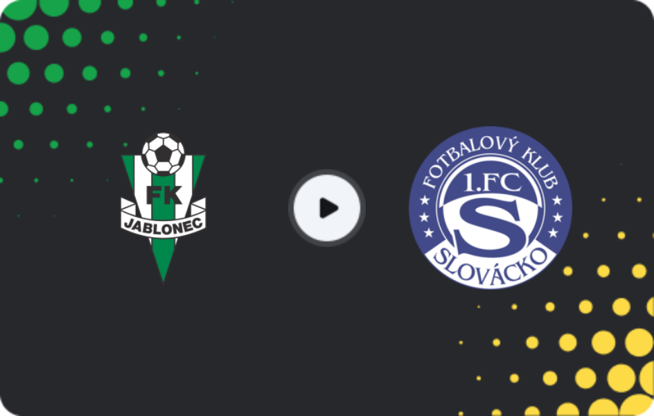 Where to watch Jablonec — Slovácko, First Liga, 07.02.2026