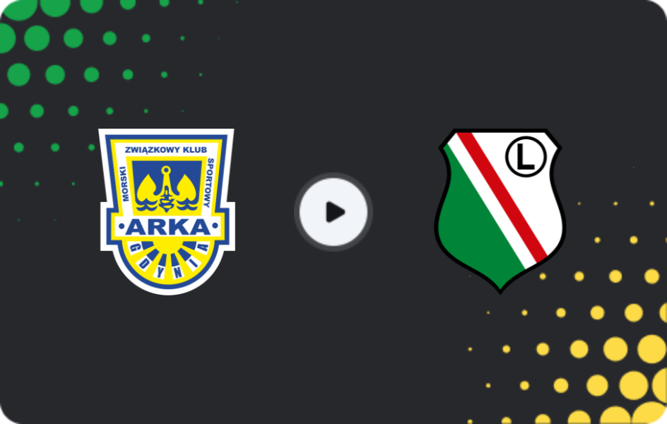 Where to watch Arka Gdynia — Legia Warszawa, Ekstraklasa, 07.02.2026