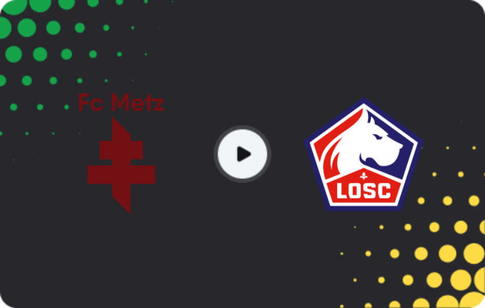 Where to watch Metz — Lille, Ligue 1, 08.02.2026