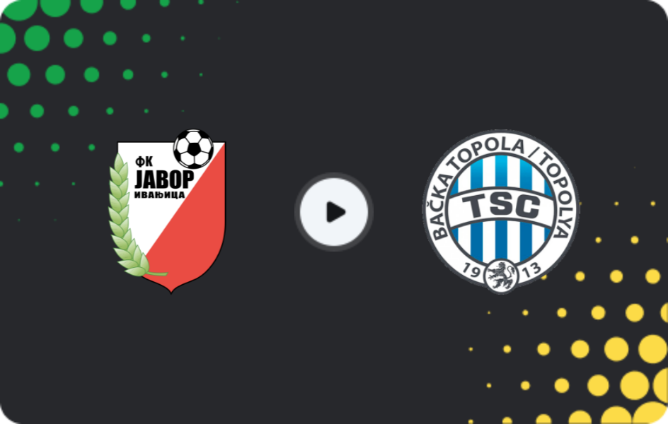 Where to watch Javor — Backa Topola, Super Liga, 07.02.2026