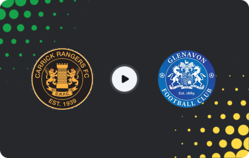 Where to watch Carrick Rangers — Glenavon FC, Premiership, 10.02.2026