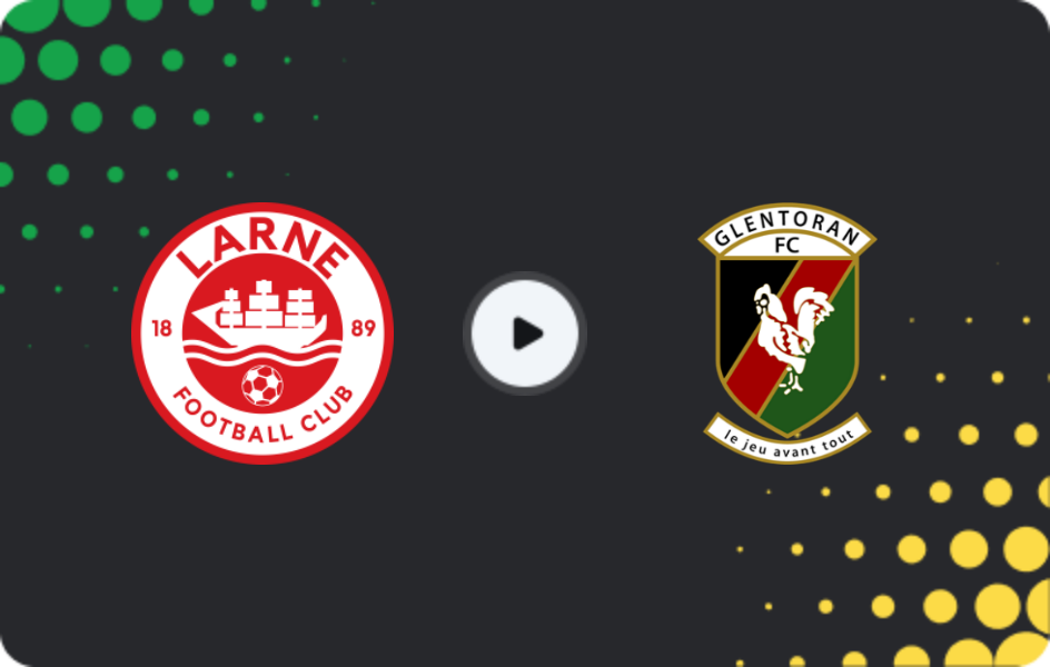 Where to watch Larne — Glentoran, Premiership, 10.02.2026