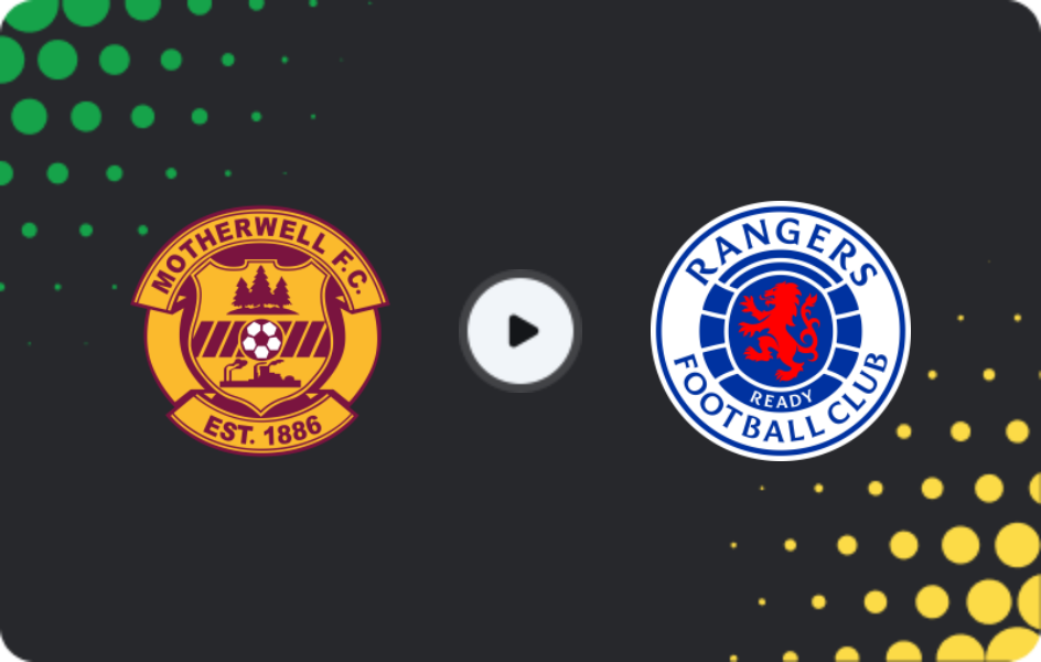 Where to watch Motherwell — Rangers, Premiership, 11.02.2026