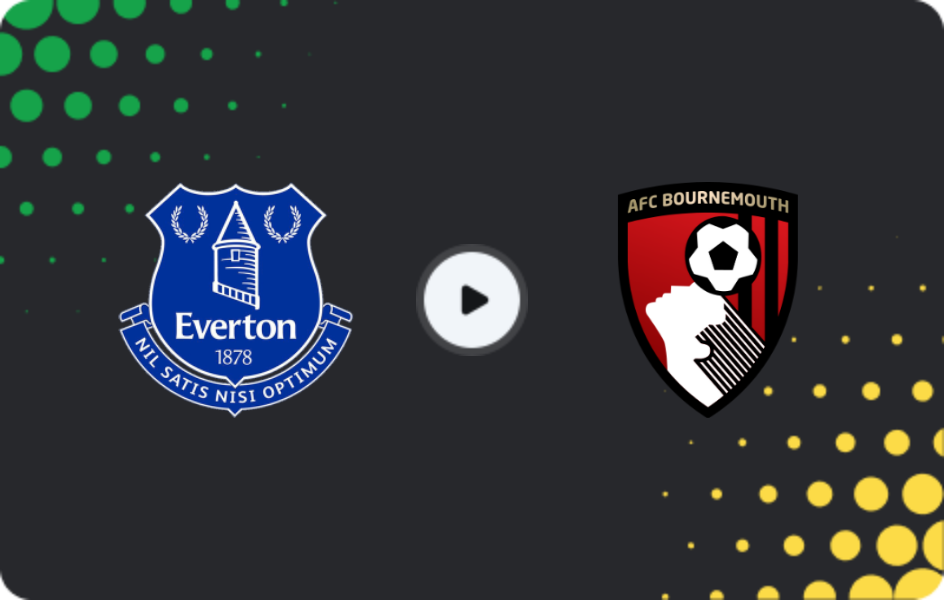 Where to watch Everton — Bournemouth, Premier League, 10.02.2026